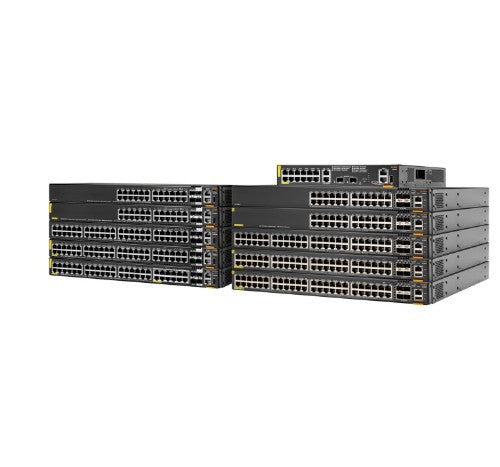 HPE Aruba Networking 6200F 12G Class4 PoE 2G/2SFP+ 139W Managed L3 Gigabit Ethernet (10/100/1000) Power over Ethernet (PoE) 1U
