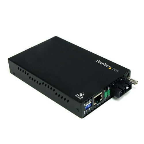 StarTech.com ET90110SC2 network media converter 200 Mbit/s 1310 nm Multi-mode Black