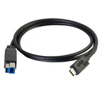 C2G 10ft, USB 3.0 Type C, USB B USB cable USB 3.2 Gen 1 (3.1 Gen 1) 120" (3.05 m) USB C Black