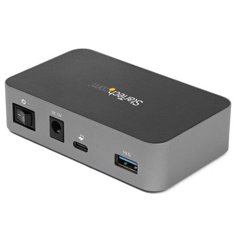 StarTech.com HB31C4AS interface hub USB 3.2 Gen 2 (3.1 Gen 2) Type-C 10000 Mbit/s Black, Gray