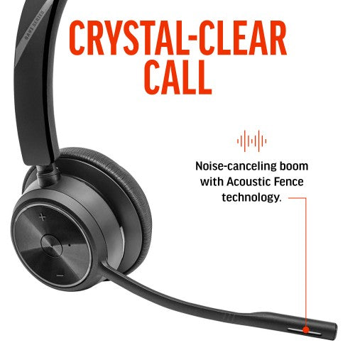 HP Poly Savi 7410 Office Monaural Microsoft Teams Certified DECT 1920-1930 MHz Headset