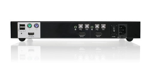 iogear GCS1412TAA3 KVM switch Black, Silver