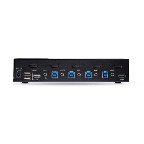 StarTech.com D86A2-4-PORT-8K-KVM KVM switch Black
