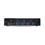 StarTech.com D86A2-4-PORT-8K-KVM KVM switch Black