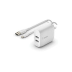 Belkin WCE002DQ1MWH mobile device charger Universal White AC Indoor