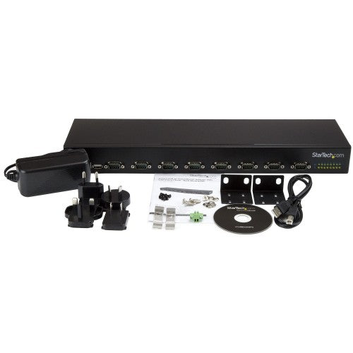 StarTech.com ICUSB23208FD interface hub USB 2.0 Black