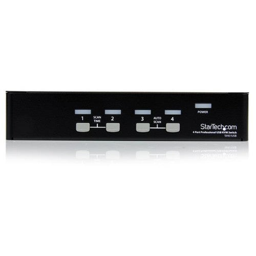 StarTech.com SV431USB KVM switch Rack mounting Black