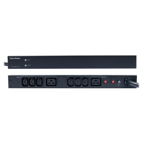 CyberPower PDU30BHVT8R power distribution unit (PDU) 8 AC outlet(s) 1U Black