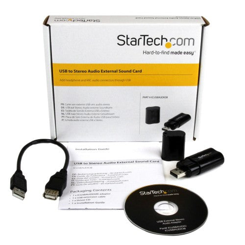 StarTech.com ICUSBAUDIOB audio card USB