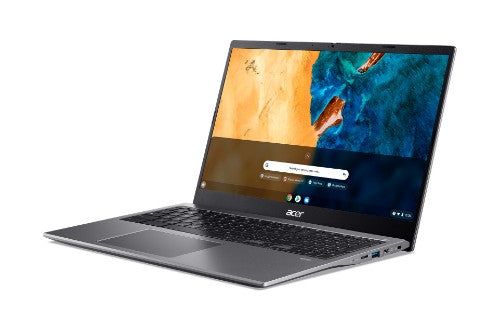 Acer Chromebook CB515-1W-393L Intel® Core™ i3 i3-1115G4 15.6" Full HD 8 GB LPDDR4x-SDRAM 128 GB SSD Wi-Fi 6 (802.11ax) ChromeOS Gray