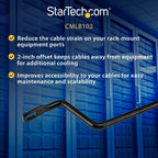 StarTech.com CMLB102 rack accessory Cable lacing bar