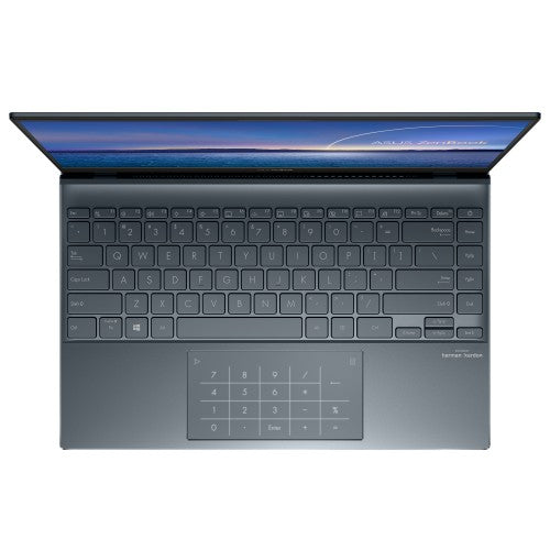ASUS Zenbook 14 UM425QA-ES51 laptop AMD Ryzen™ 5 5600H 14" Full HD 8 GB LPDDR4x-SDRAM 512 GB SSD Wi-Fi 6 (802.11ax) Windows 10 Home Gray