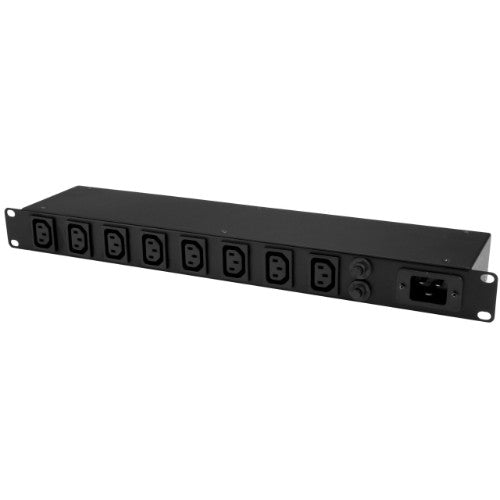 StarTech.com PDU08C13H power distribution unit (PDU) 8 AC outlet(s) 1U Black