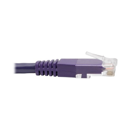 Tripp Lite N200-050-PU networking cable Purple 600" (15.2 m) Cat6 U/UTP (UTP)