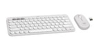 Logitech 920-012201 keyboard Mouse included Universal RF Wireless + Bluetooth QWERTY English White