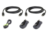 ATEN 2L-7D03UDPX5 KVM cable Black 118.1" (3 m)