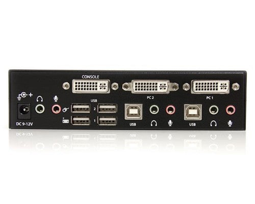 StarTech.com SV231DVIUA KVM switch Black