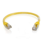 C2G 15ft Cat6 networking cable Yellow 179.9" (4.57 m) S/UTP (STP)
