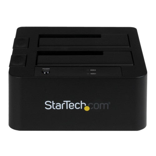 StarTech.com SDOCK2U33EB storage drive docking station USB 3.2 Gen 1 (3.1 Gen 1) Type-B Black