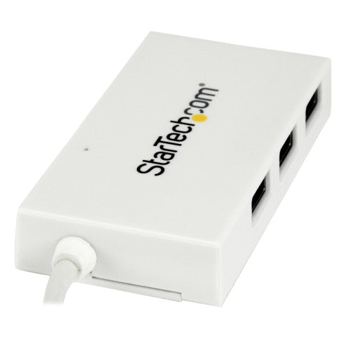 StarTech.com HB30C3A1CFBW interface hub USB 3.2 Gen 1 (3.1 Gen 1) Type-C 5000 Mbit/s White