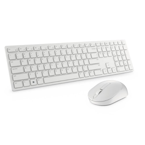 DELL KM5221W-WH keyboard Mouse included Office RF Wireless AZERTY French White