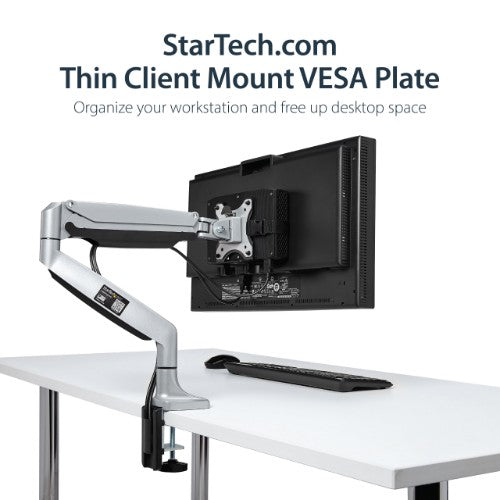 StarTech.com ACCSMNT CPU holder Monitor stand-mounted CPU holder Black