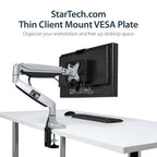 StarTech.com ACCSMNT CPU holder Monitor stand-mounted CPU holder Black
