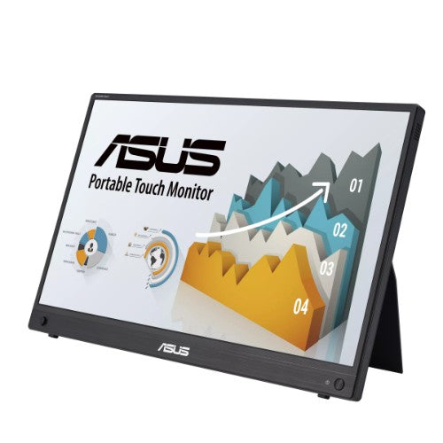ASUS ZenScreen MB16AMTR computer monitor 15.6" 1920 x 1080 pixels Full HD LCD Touchscreen Black