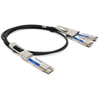 AddOn Networks CAB-D-2Q-200G2-5M-AO InfiniBand/fibre optic cable 98.4" (2.5 m) QSFP-DD 2x QSFP28 Black, Metallic