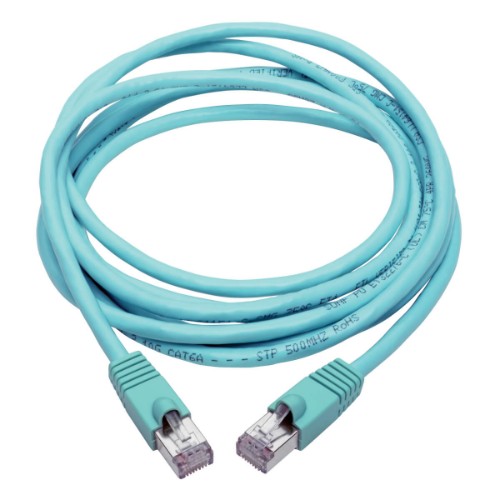 Tripp Lite N262-010-AQ networking cable Aqua color 118.1" (3 m) Cat6a S/UTP (STP)