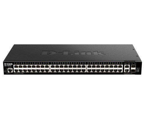 D-Link DGS-1520-52 network switch Managed L3 10G Ethernet (100/1000/10000) 1U Black
