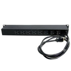 StarTech.com RKPW081915 power distribution unit (PDU) 8 AC outlet(s) 1U Black