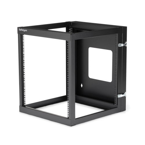 StarTech.com RK1219WALLOH rack cabinet 12U Wall mounted rack Black