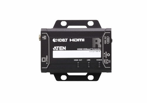 ATEN VE811R AV extender AV receiver Black