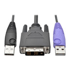 Tripp Lite B055-001-UDV KVM cable Blue, Purple