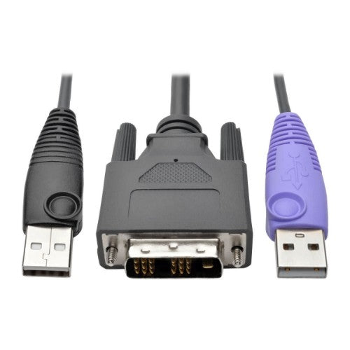 Tripp Lite B055-001-UDV KVM cable Blue, Purple