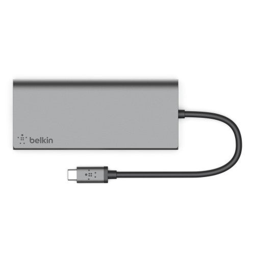 Belkin F4U092BTSGY laptop dock/port replicator USB 3.2 Gen 1 (3.1 Gen 1) Type-C Gray