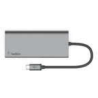 Belkin F4U092BTSGY laptop dock/port replicator USB 3.2 Gen 1 (3.1 Gen 1) Type-C Gray