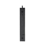 Tripp Lite TLP608RUSBB surge protector Black 6 AC outlet(s) 96.1" (2.44 m)