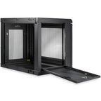 StarTech.com RK9WALM rack cabinet 9U Wall mounted rack Black
