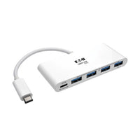 Tripp Lite U460-004-4A-C interface hub USB 3.2 Gen 1 (3.1 Gen 1) Type-C 5000 Mbit/s White