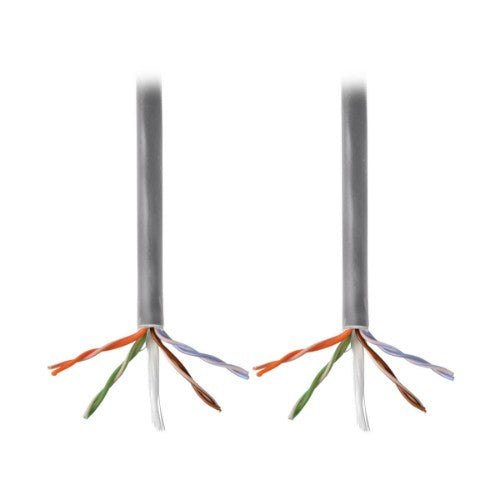 Tripp Lite N024-01K-GY networking cable Gray 12000" (304.8 m) Cat5e U/UTP (UTP)