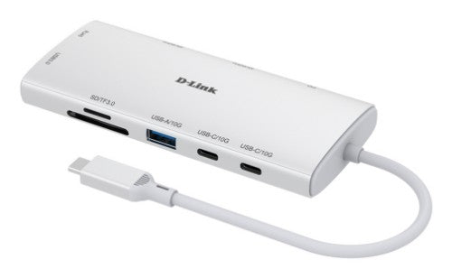 D-Link DUP-A01 interface hub USB 3.2 Gen 1 (3.1 Gen 1) Type-C 10000 Mbit/s White