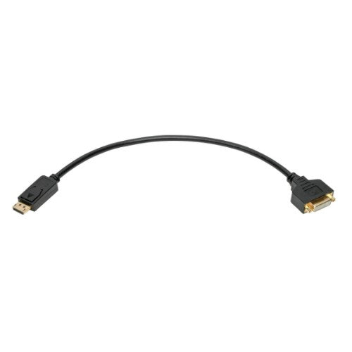 Tripp Lite P134-001-GC video cable adapter 12.2" (0.31 m) DisplayPort DVI-I Black