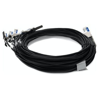 AddOn Networks CAB-O-8S-200G-1M-AO InfiniBand/fibre optic cable 39.4" (1 m) OSFP 8xSFP28 Black, Silver