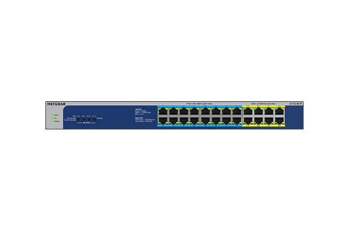 NETGEAR GS524UP Unmanaged Gigabit Ethernet (10/100/1000) Power over Ethernet (PoE) 1U Gray