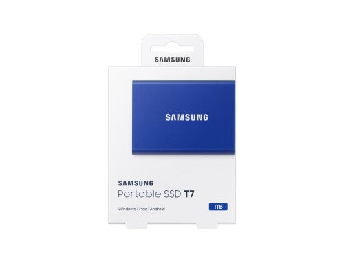Samsung T7 1 TB USB Type-C 3.2 Gen 2 (3.1 Gen 2) Blue