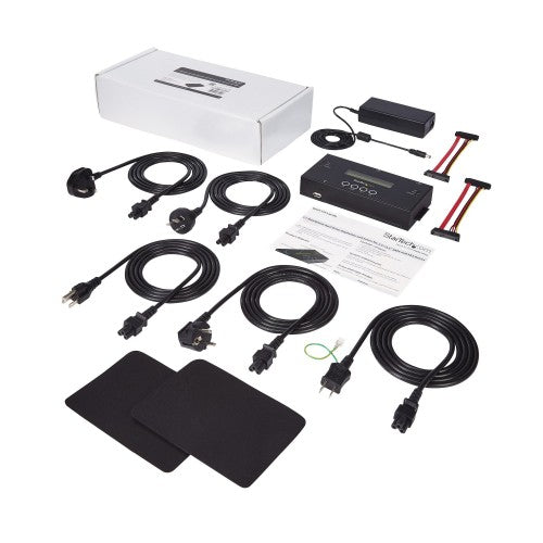 StarTech.com SATSASDUPE11 media duplicator HDD duplicator Black 2 copies