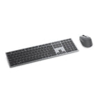 DELL KM7321W keyboard Mouse included Office RF Wireless + Bluetooth Gray, Titanium