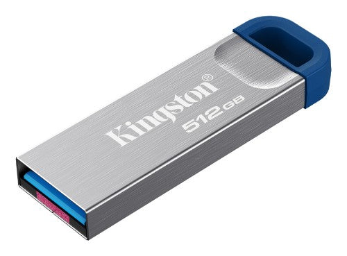 Kingston Technology DataTraveler Kyson USB flash drive 512 GB USB Type-A 3.2 Gen 1 (3.1 Gen 1) Stainless steel